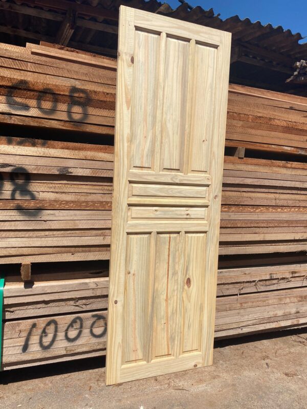 Porta Externa Almofadada - Pinus - Imagem 4